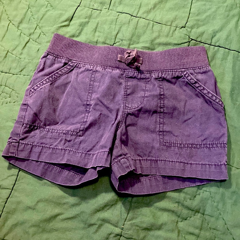 Girls navy shorts